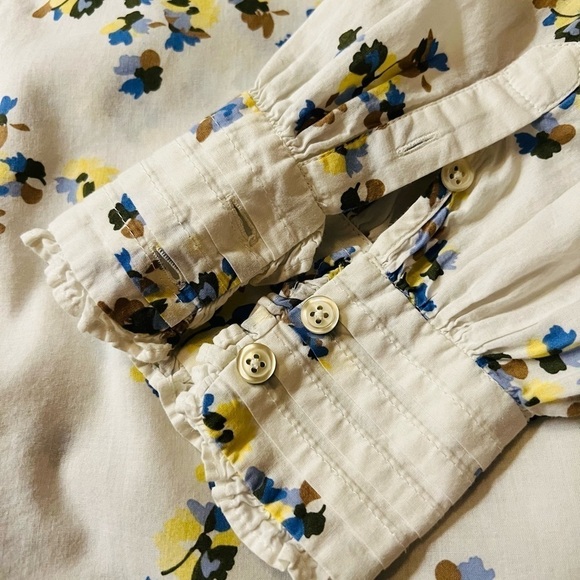 TALBOTS WOMENS PRETTY FLORAL LIGHTWEIGHT LONG SLEEVE SHIRT SIZE 2X - Picture 10 of 12